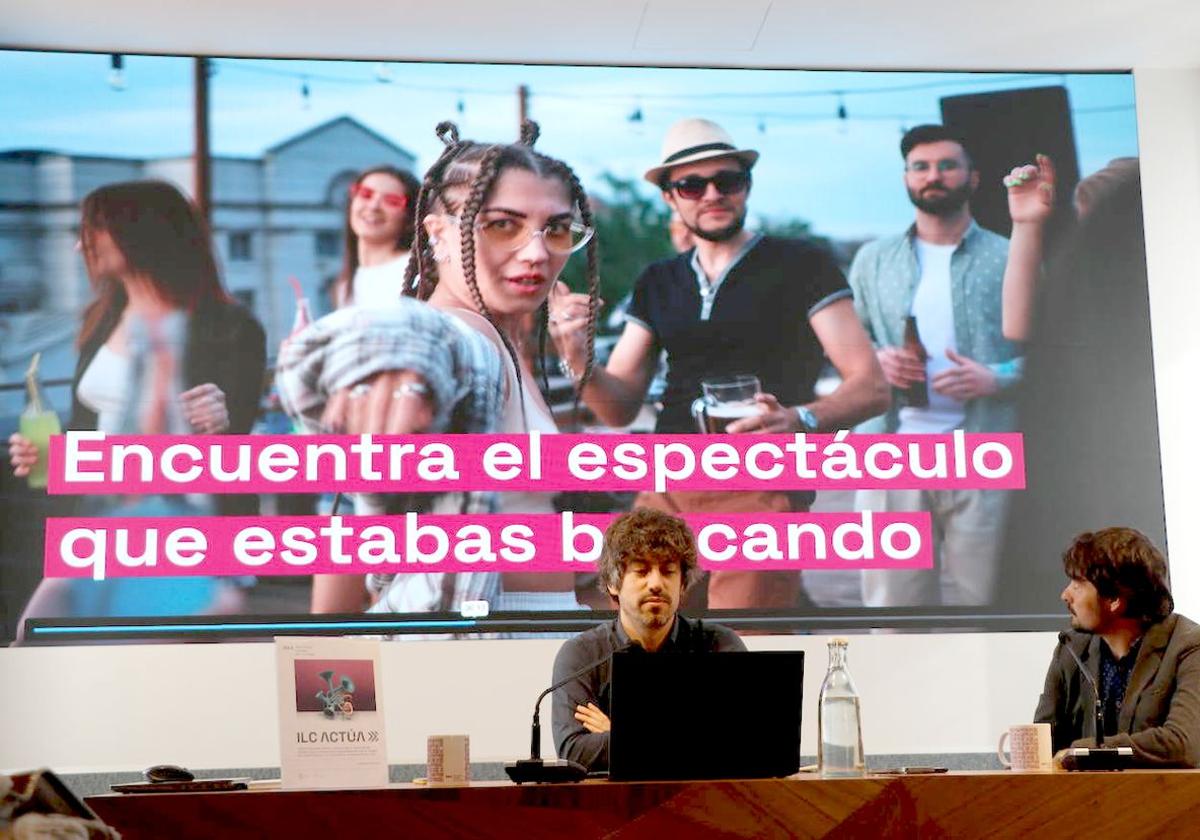 Pablo López Presa y Emilio Gancedo en la presentación de la plataforma ILC Actúa.