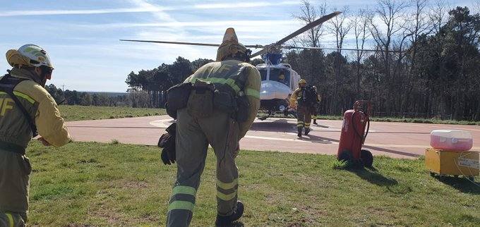 Incendio en La Baña