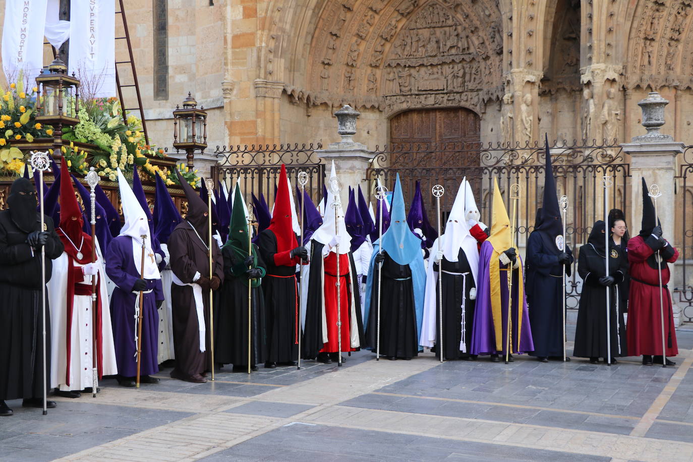 Acto de El Encuentro en el Domingo de Resurrección