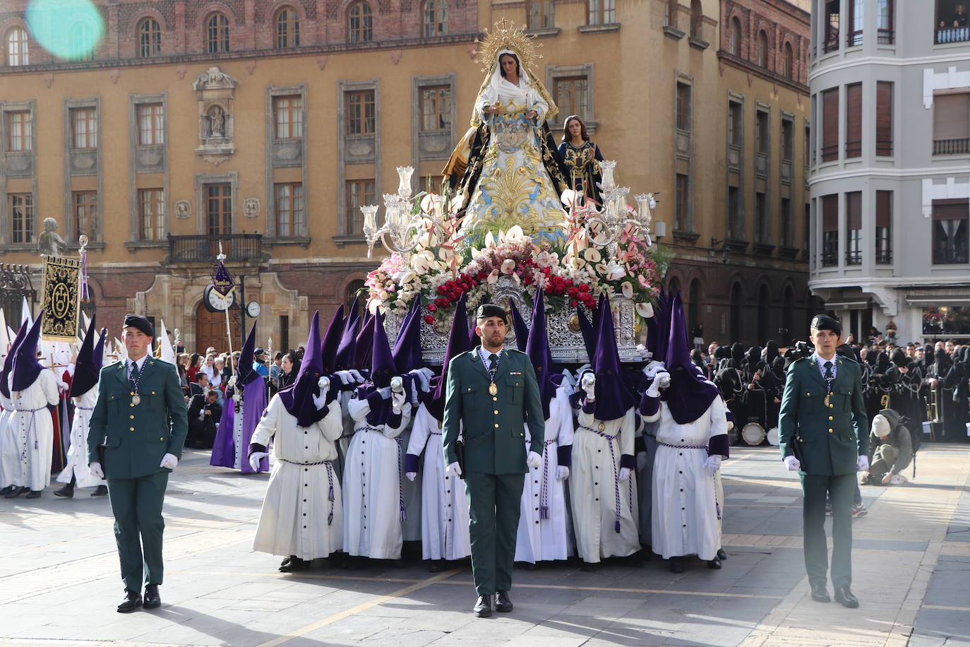 Acto de El Encuentro en el Domingo de Resurrección