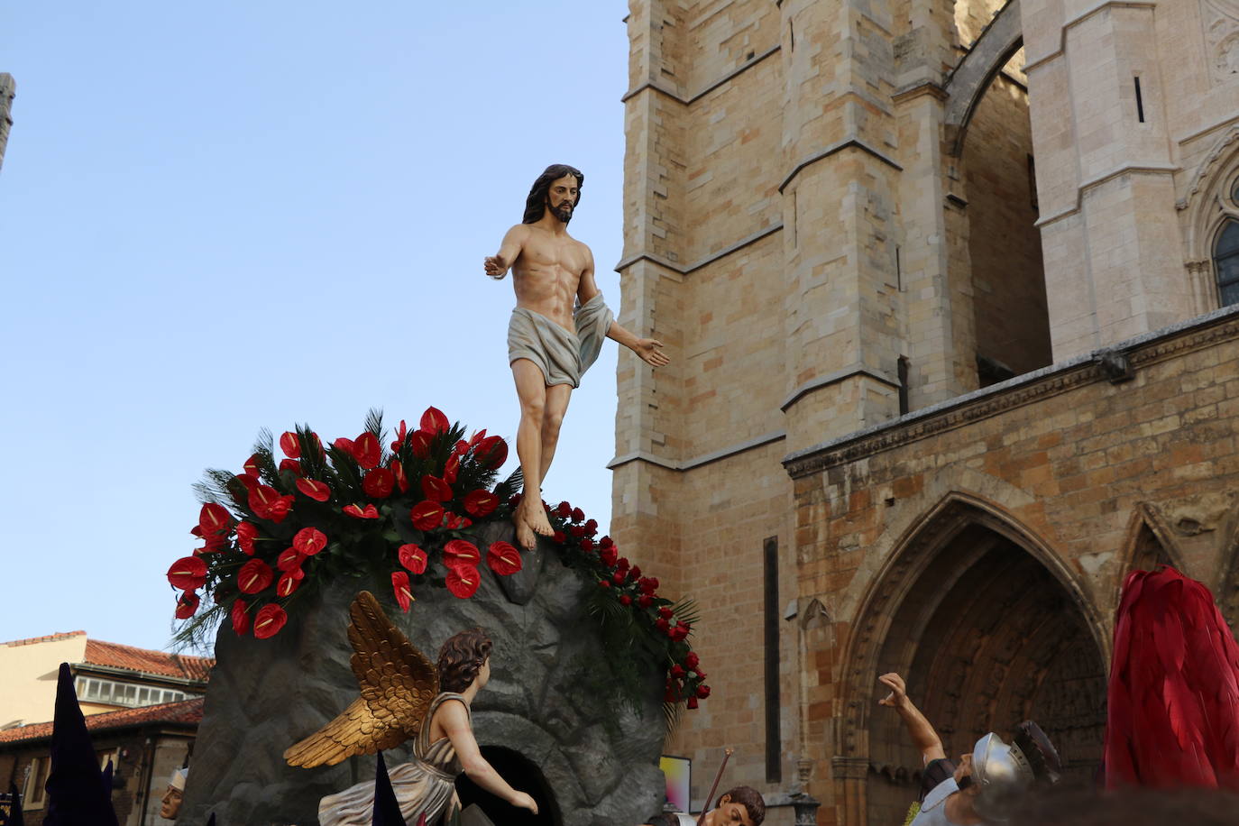 Acto de El Encuentro en el Domingo de Resurrección