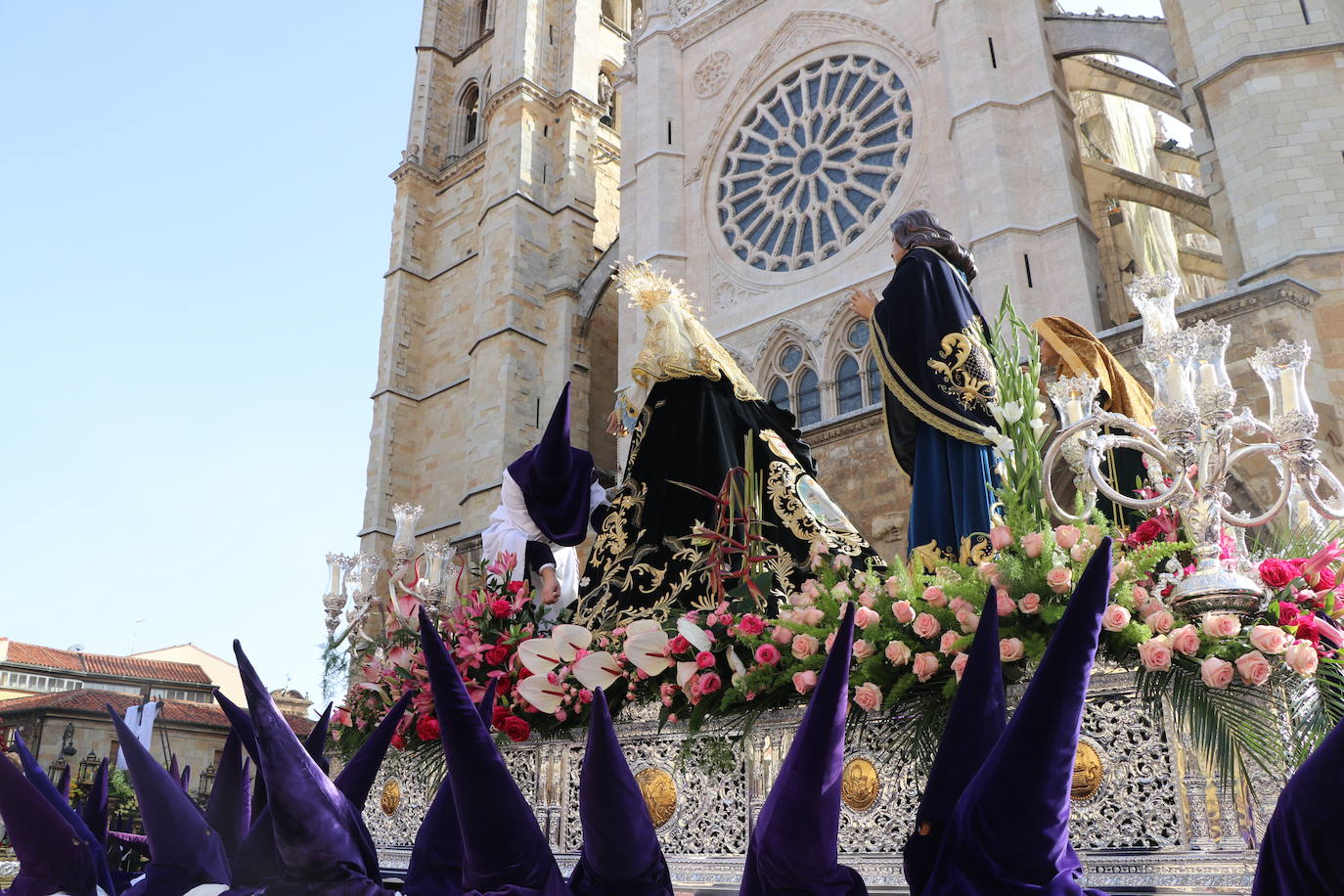 Acto de El Encuentro en el Domingo de Resurrección