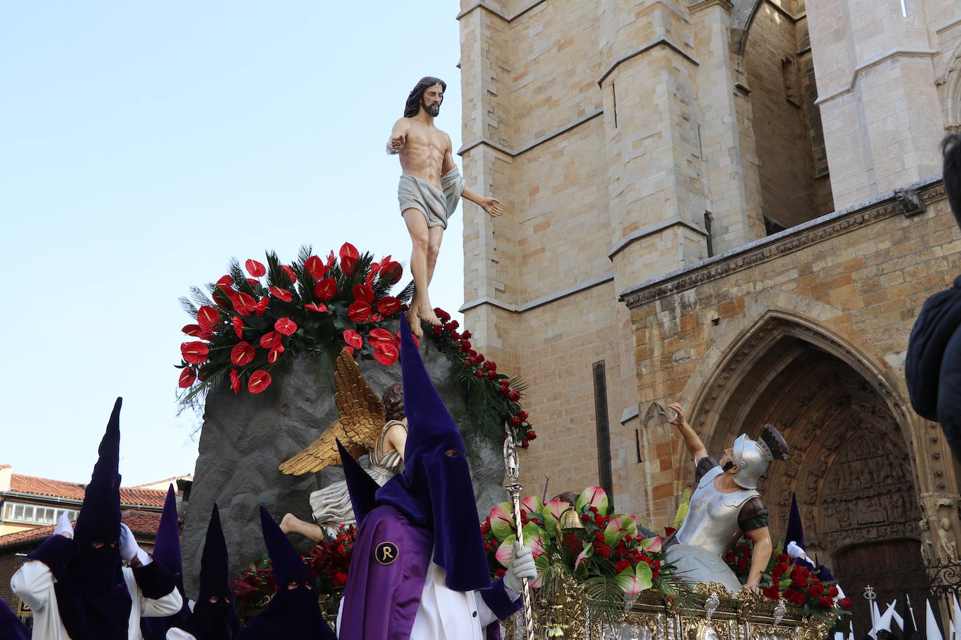 Acto de El Encuentro en el Domingo de Resurrección