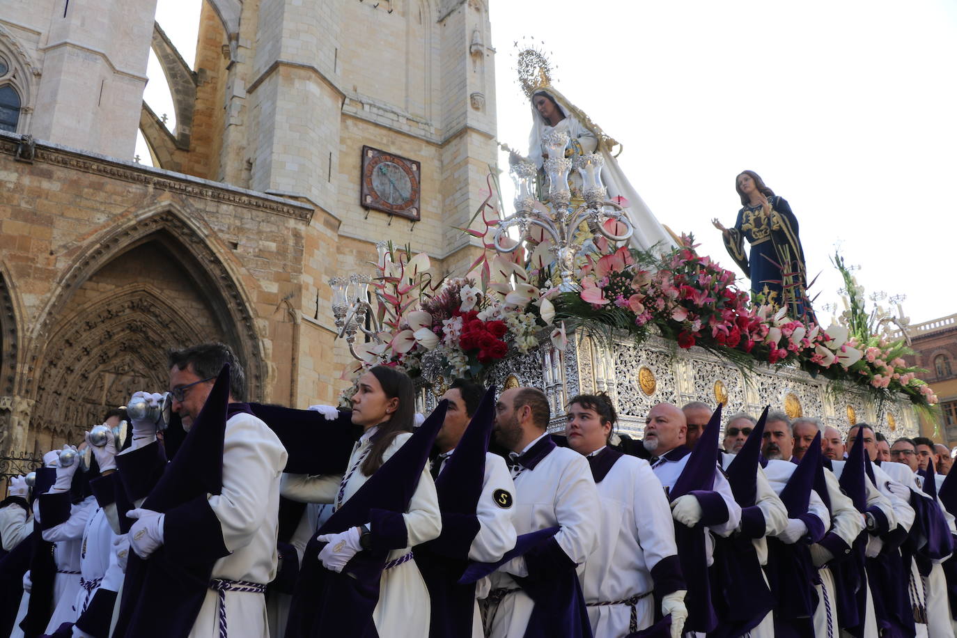 Acto de El Encuentro en el Domingo de Resurrección