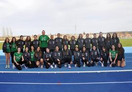 Parte del equipo femenino del ULE Sprint.