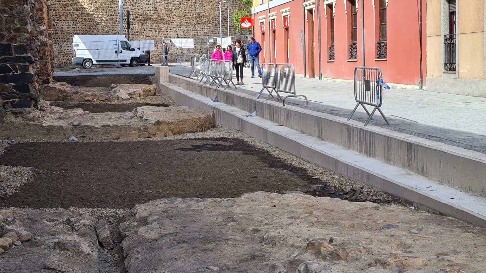 Avance de las obras en la calle Carreras