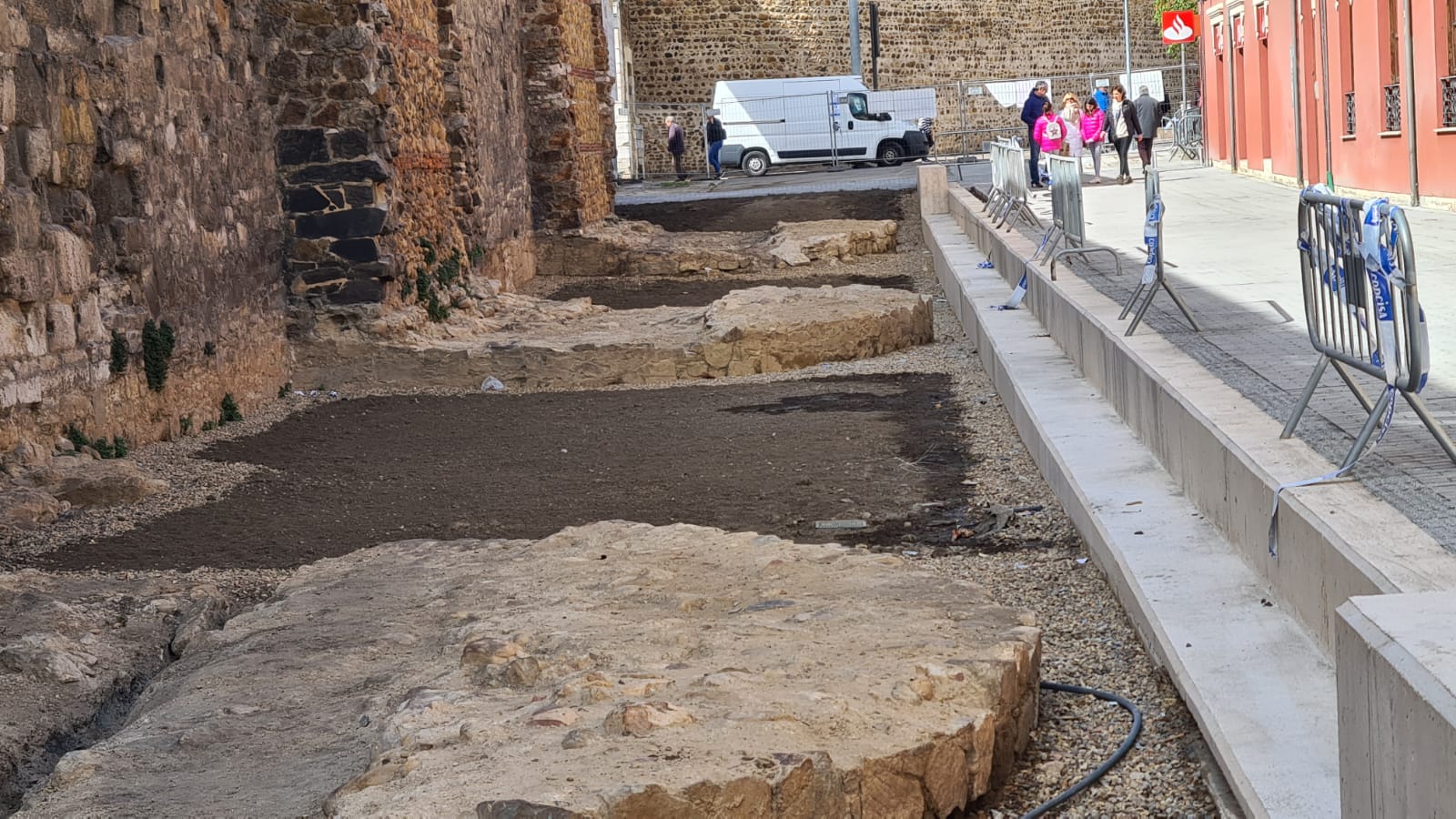 Avance de las obras en la calle Carreras