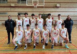 Eequipo junior de baloncesto de la Cultural y Deportiva Leonesa.