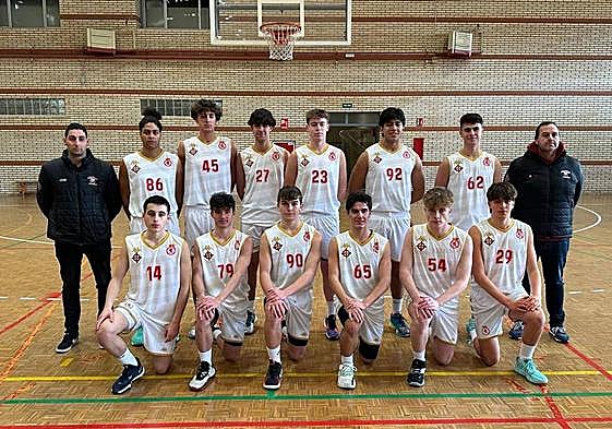Eequipo junior de baloncesto de la Cultural y Deportiva Leonesa.