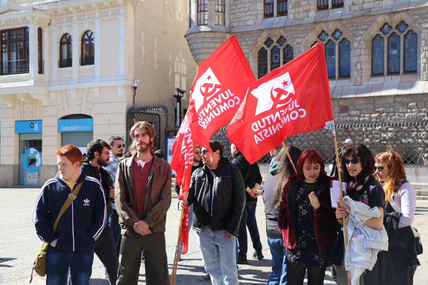 Manifestación en favor de la república en León