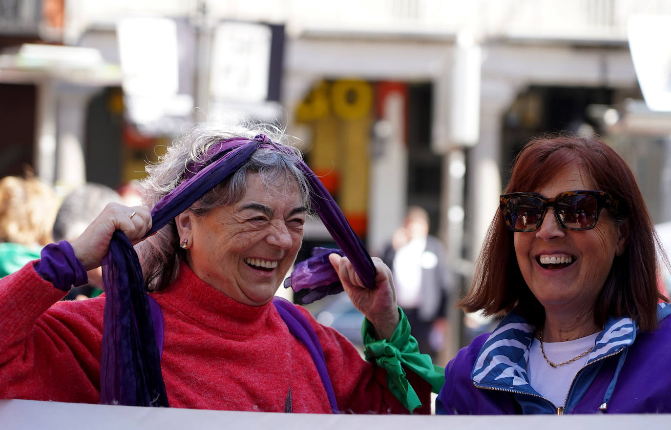 Manifestación feminista para defender el derecho efectivo a abortar en todas las provincias