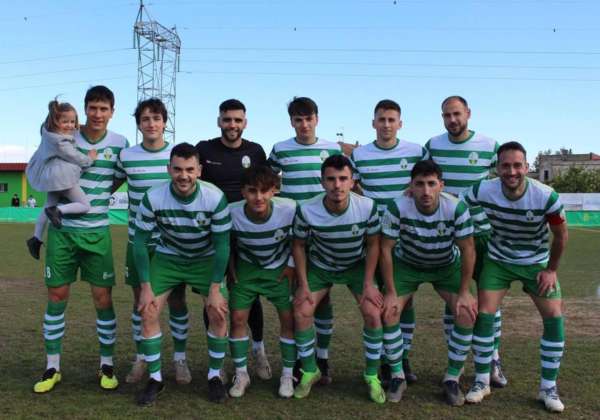 Once inicial de La Virgen del Camino.