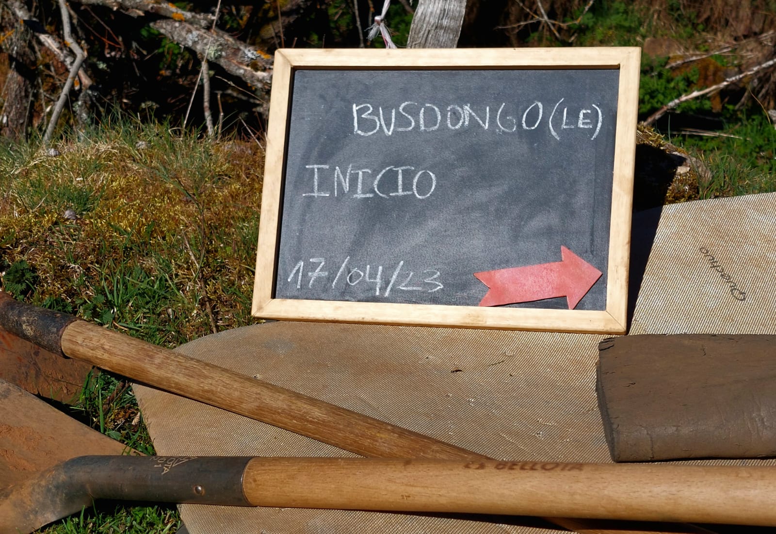 Trabajo en la fosa de Busdongo