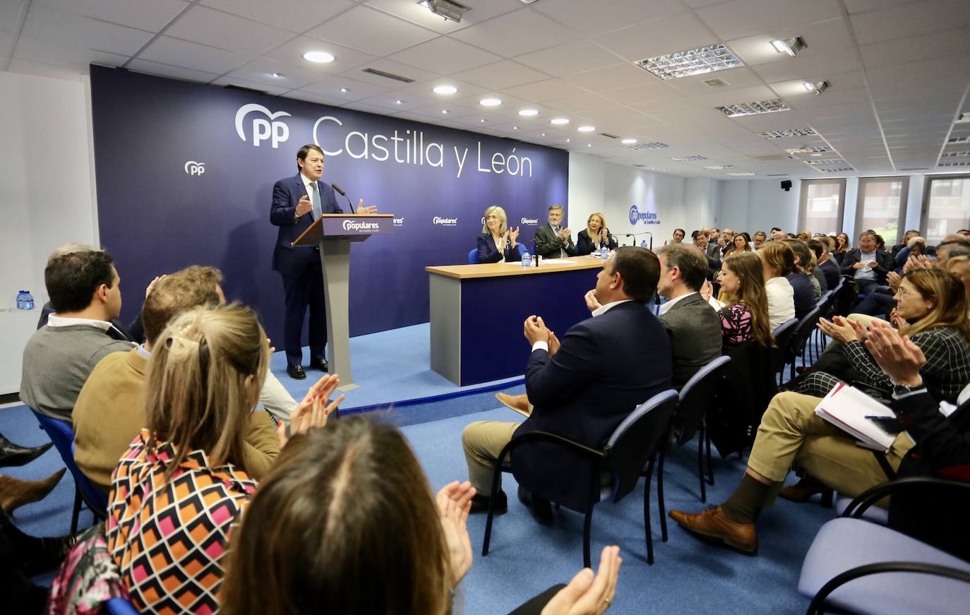 El presidente del PPCyL clausura la reunión de la Junta Directiva Autonómica