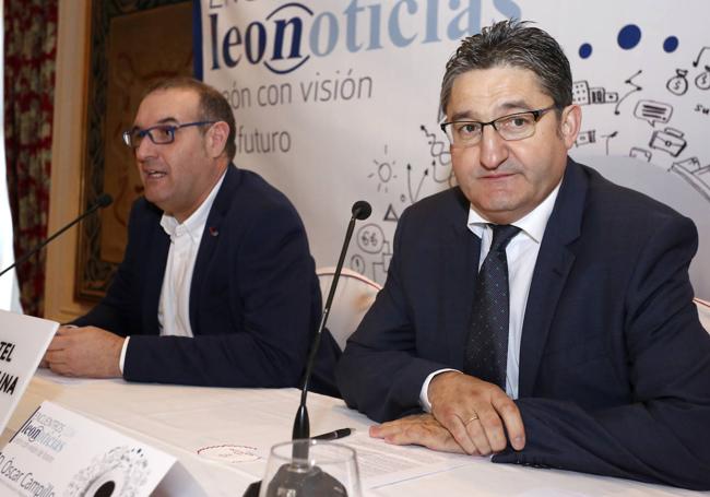 Javier Calvo y Óscar Campillo en un 'encuentro' de leonoticias.