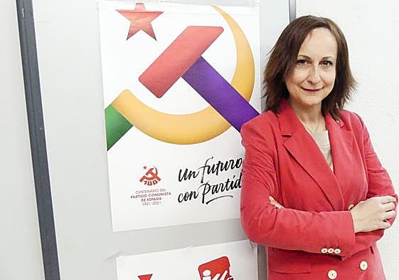 Carmen Franganillo, coordinadora de IU Local León.