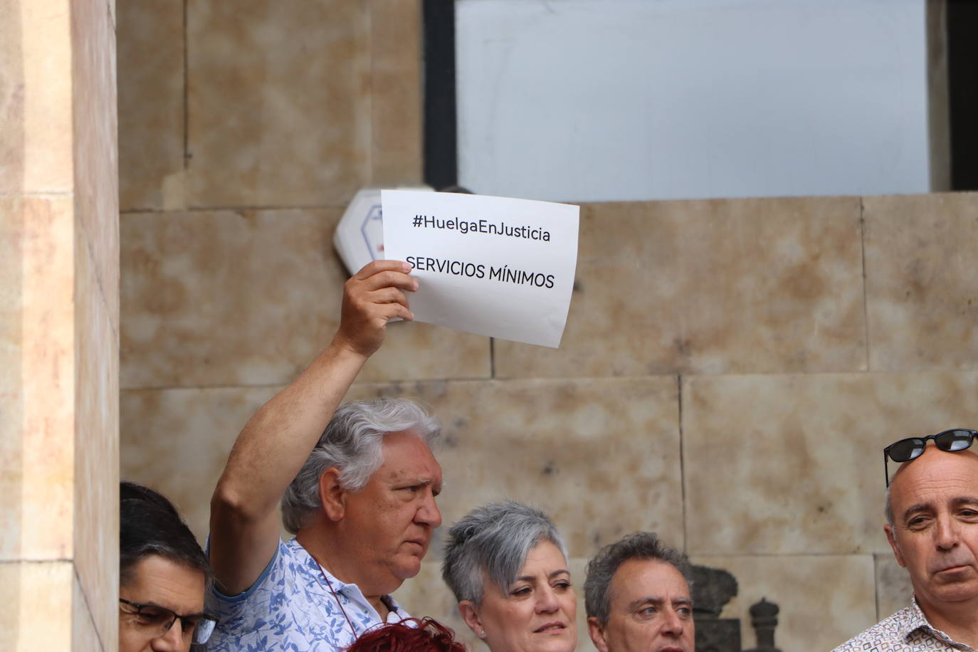 Seguimiento del 60% en la huelga del cuerpo general de justicia