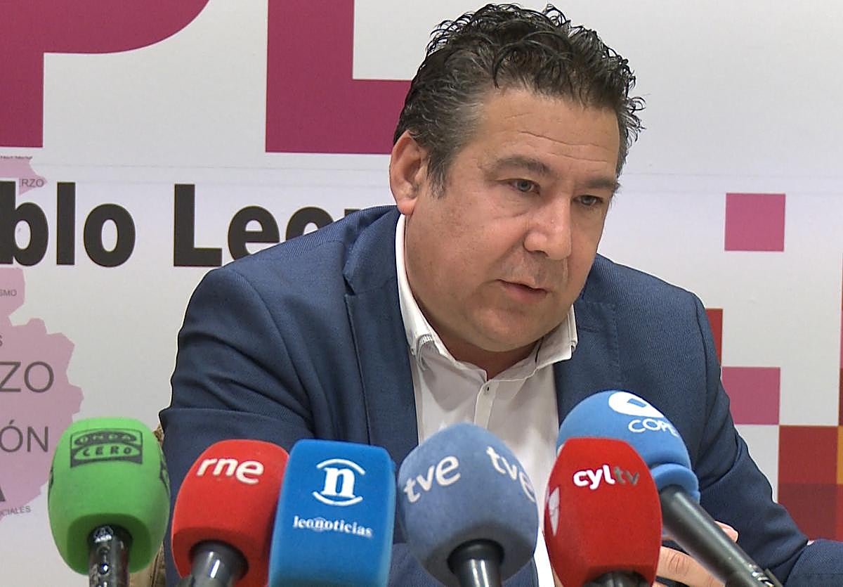 Luis Mariano Santos, secretario general de Unión del Pueblo Leonés.