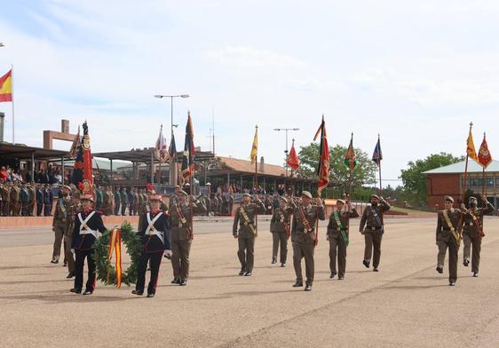 Acto celebrado en la base 'Conde de Gazola'.