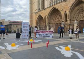 Acción por el Día Mundial de la Seguridad y la Salud en el Trabajo.