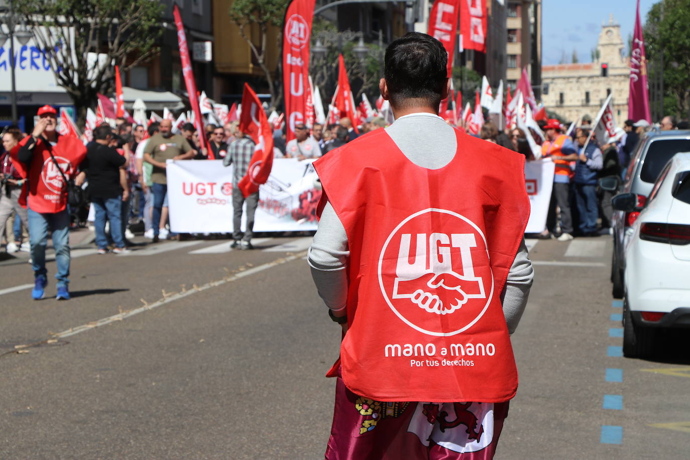 Manifestación del Primero de Mayo en León