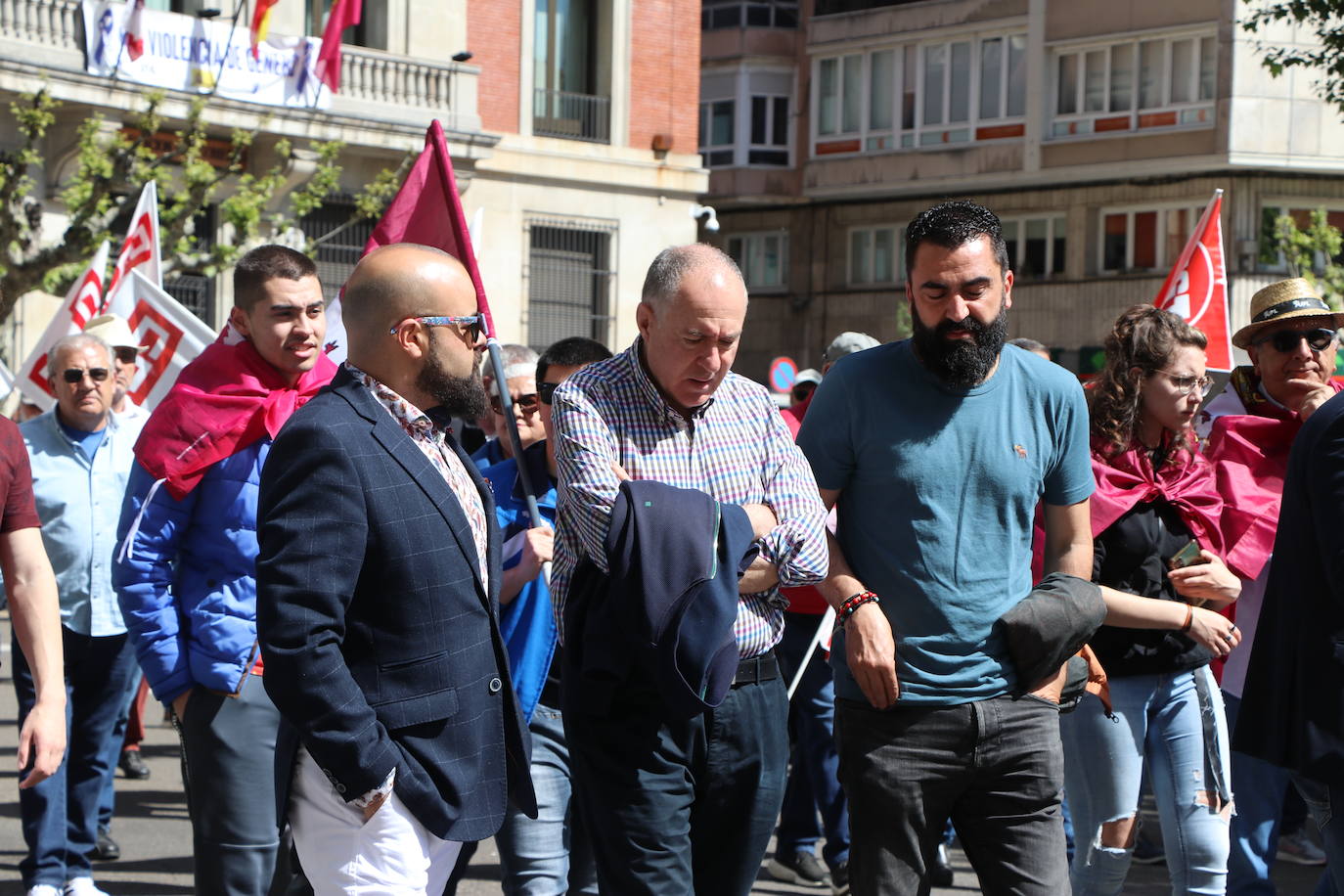 Manifestación del Primero de Mayo en León