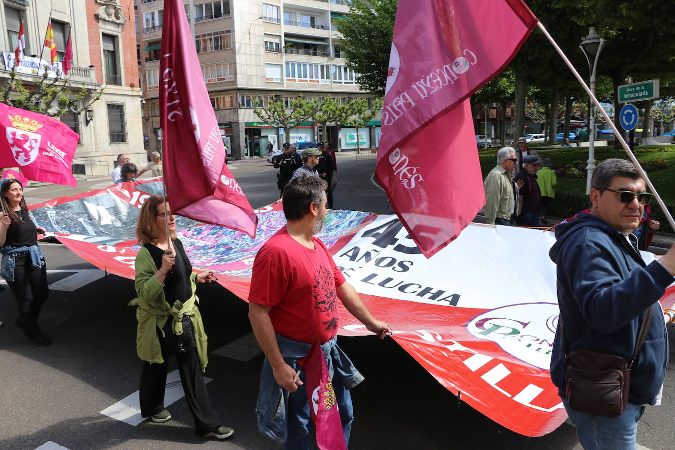 Manifestación del Primero de Mayo en León