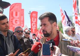 Luis Tudanca, secretario general del PSOE de Castilla y León.