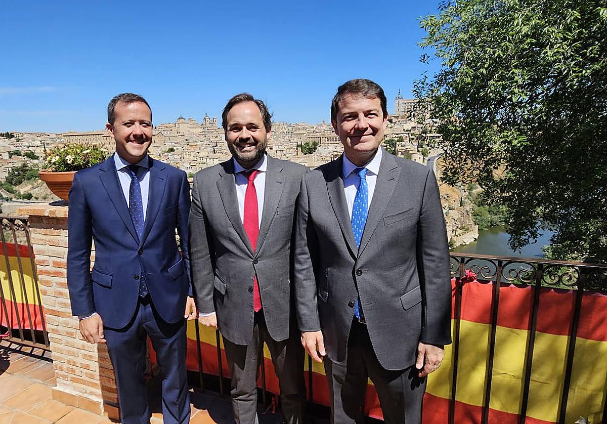 Alfonso Fernández Mañueco acompaña a los candidatos de Castilla-La Mancha y Toledo.