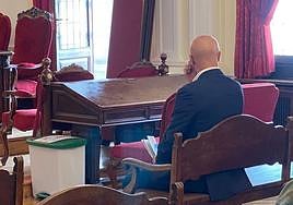 Julio Arias, este miércoles, durante el juicio en la Audiencia Provincial de León.