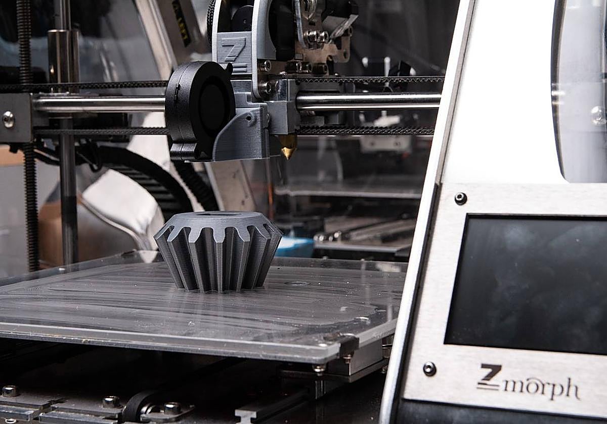 Imagen de archivo de una impresora 3D.