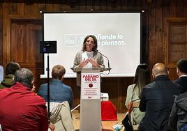 Teresa Ribera presenta la candidatura de Alicia García en Páramo del Sl.