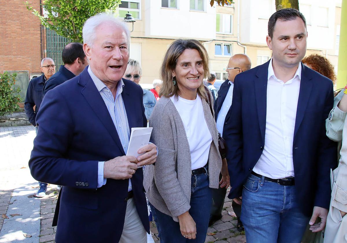 Teresa Ribera asiste a la presentación de la candidatura del PSOE en Fabero