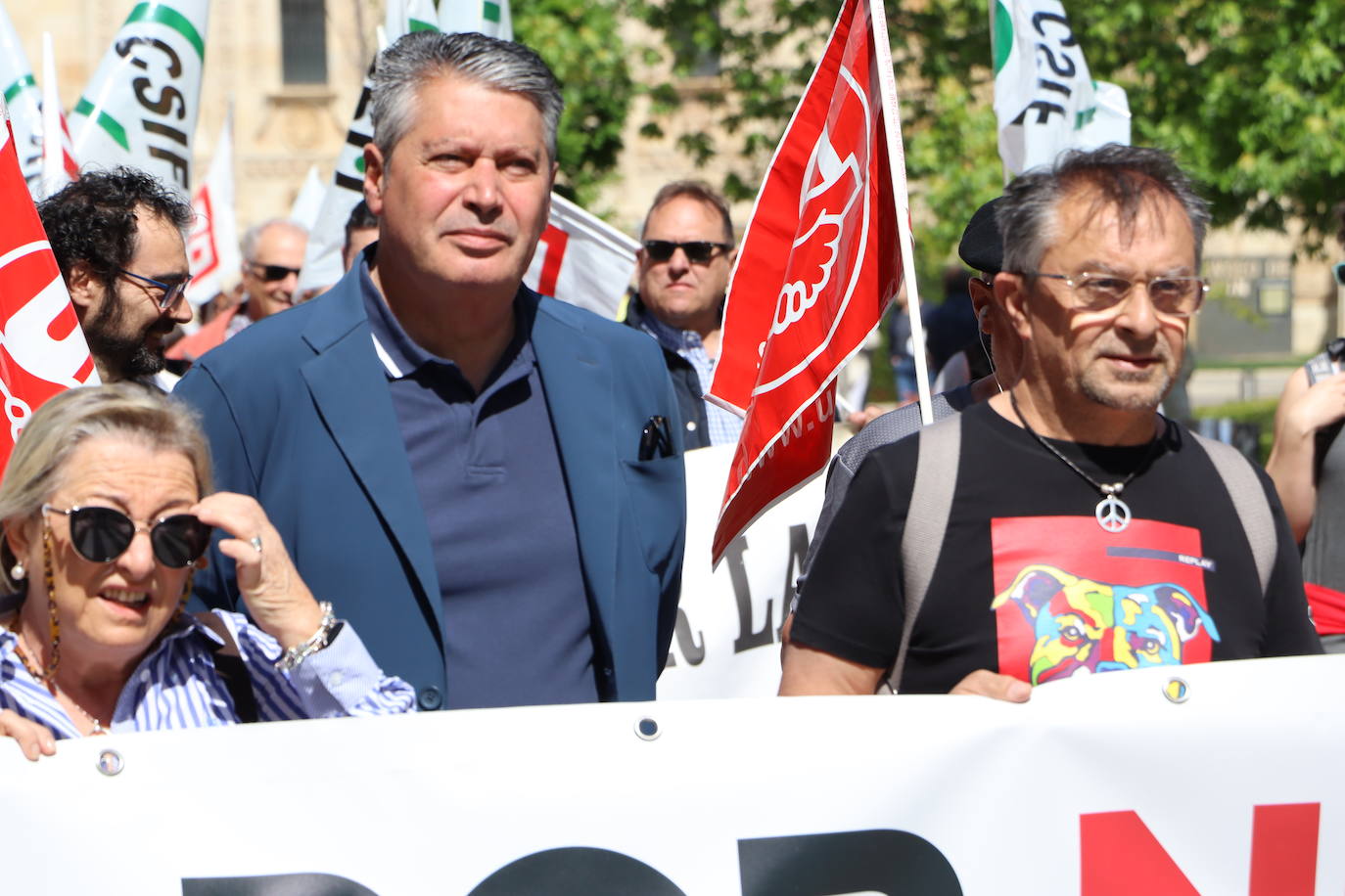 Manifestación en defensa de la sanidad pública en León