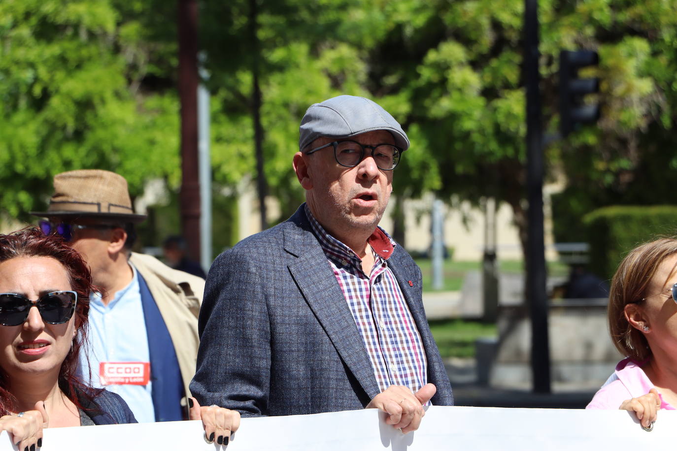 Manifestación en defensa de la sanidad pública en León