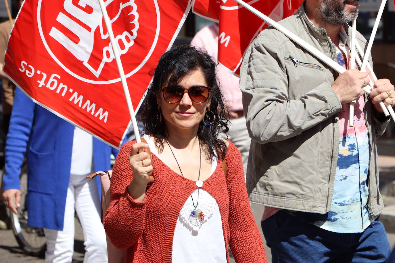 Manifestación en defensa de la sanidad pública en León
