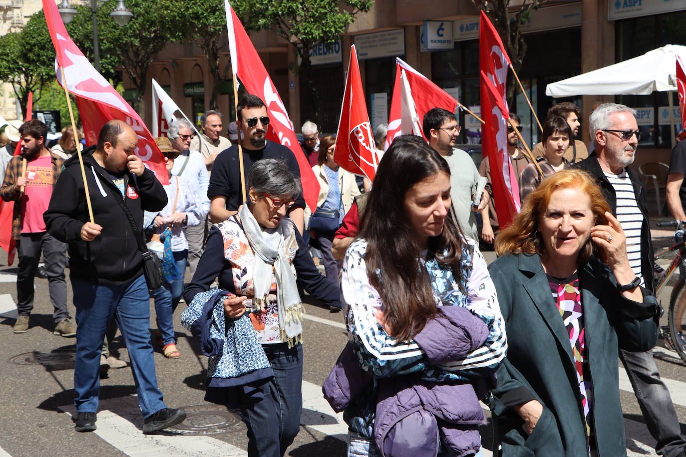 Manifestación en defensa de la sanidad pública en León