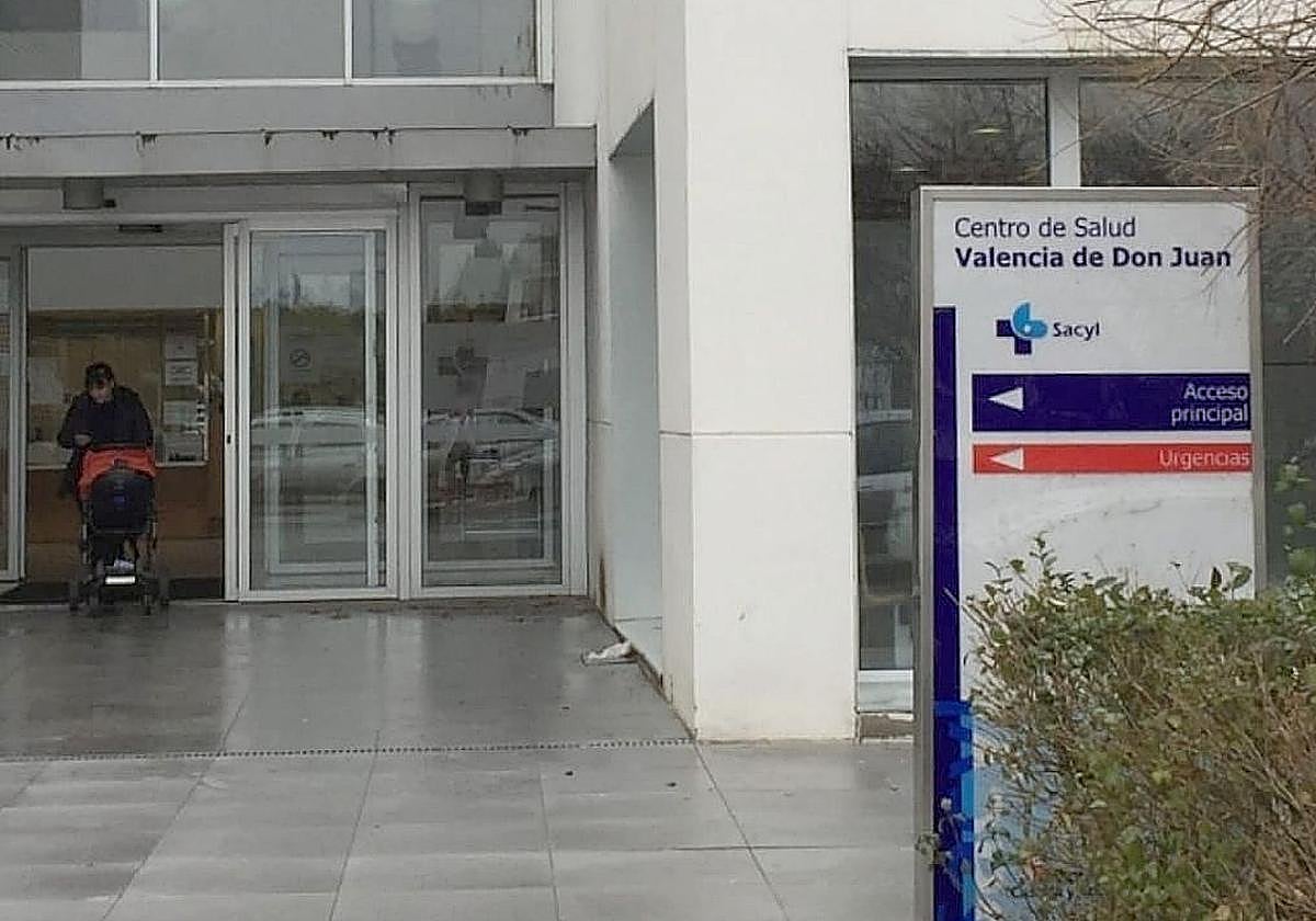 Imagen del centro de salud de Valencia de Don Juan.