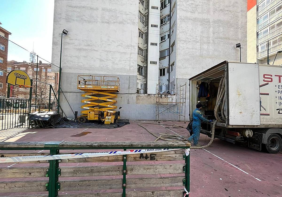 La cancha de Gran Capitán se abrirá cuando finalicen las obras colindantes.