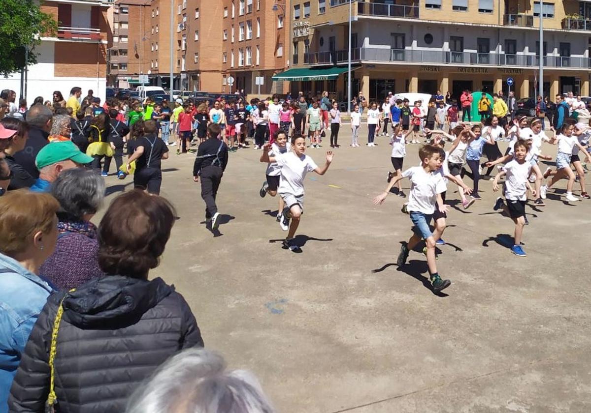 Un instante de las actividades realizadas por los alumnos durante la jornada de este miércoles.