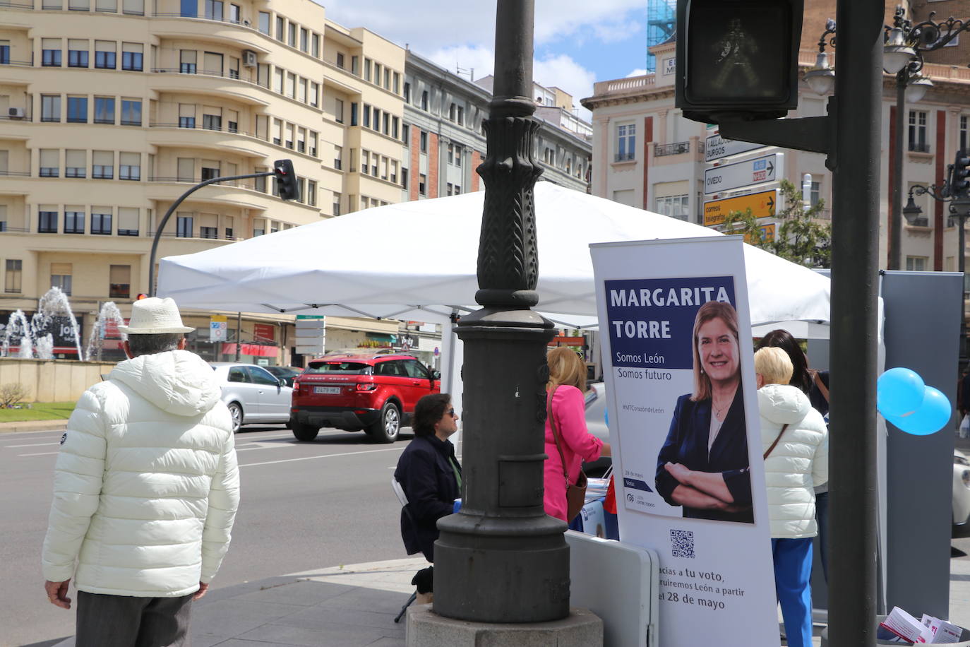 La campaña electoral llega al rastro