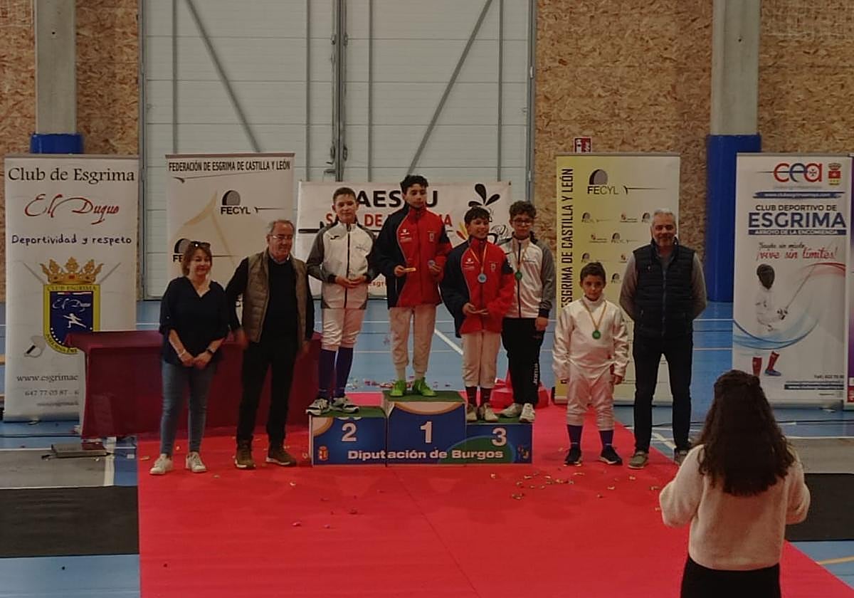 Cinco medallas leonesas en el Ránking Autonómico de Esgrima