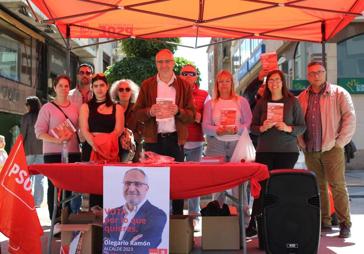 El alcalde de Ponferrada y candidato del PSOE presentó las prioridades en materia de industria y empleo.