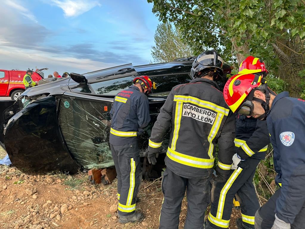 Trágico accidente en Bustillo del Páramo