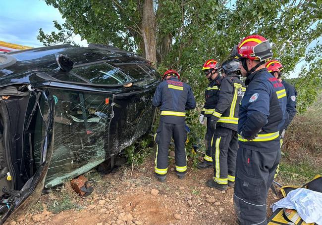 Accidente mortal en una carretera de Bustillo del Páramo.