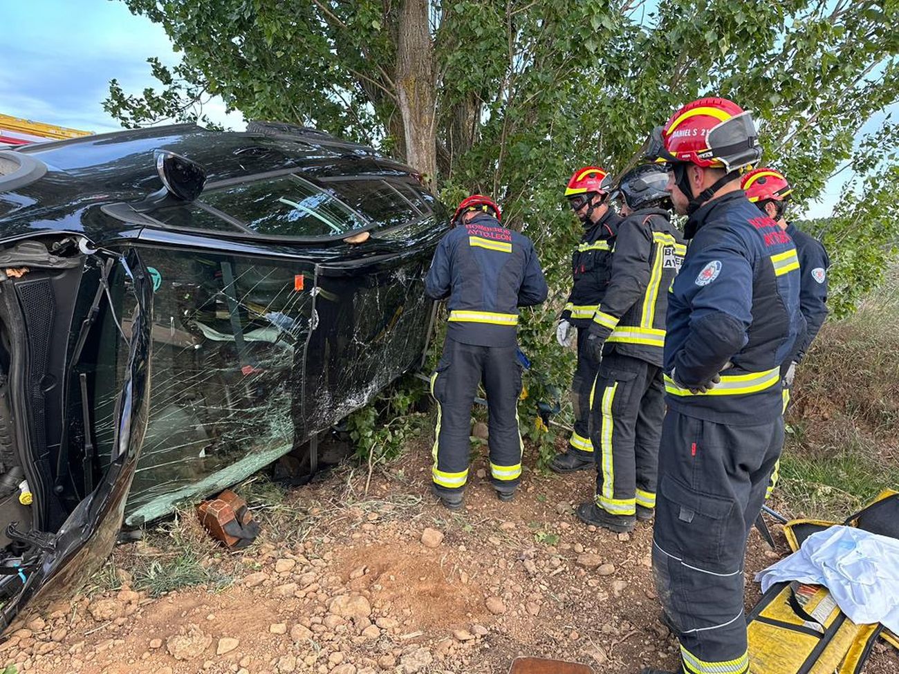 Trágico accidente en Bustillo del Páramo