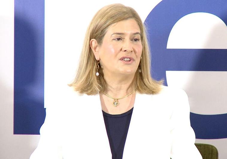 Margarita Torre, candidata del PP, en el encuentro organizado por leonoticias y Fele.