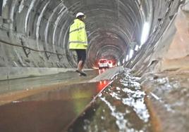 Las filtraciones de la variante de Pajares deberán ser reparadas para evitar que el agua se pierda hacia la vertiente asturiana.