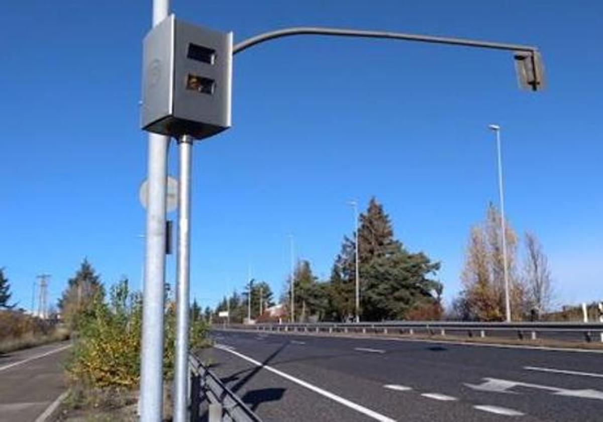 Un radar ubicado en las carreteras de León.