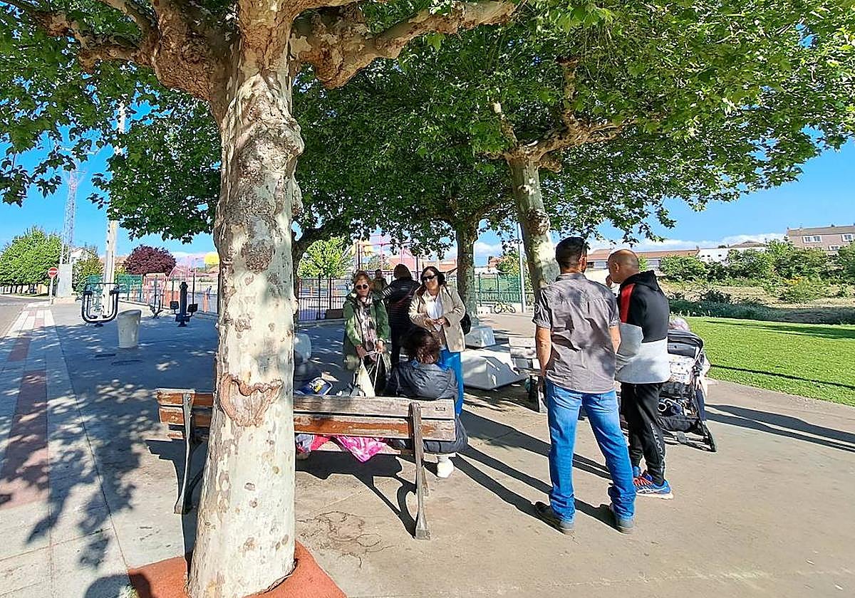 La candidatura socialista de San Andrés visitó Villabalter.